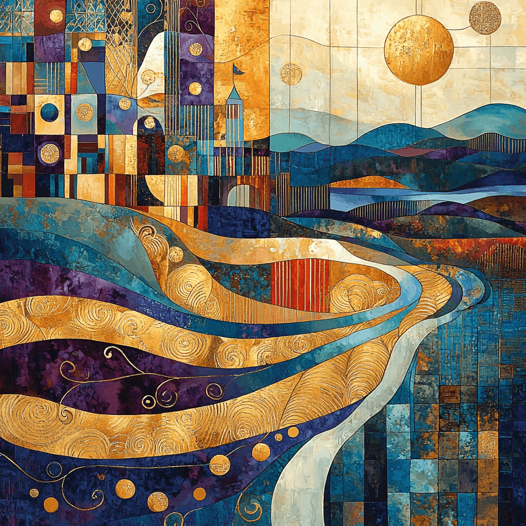 Gustav Klimt Inspired The Dance Of Patterns Paint By Numbers Art