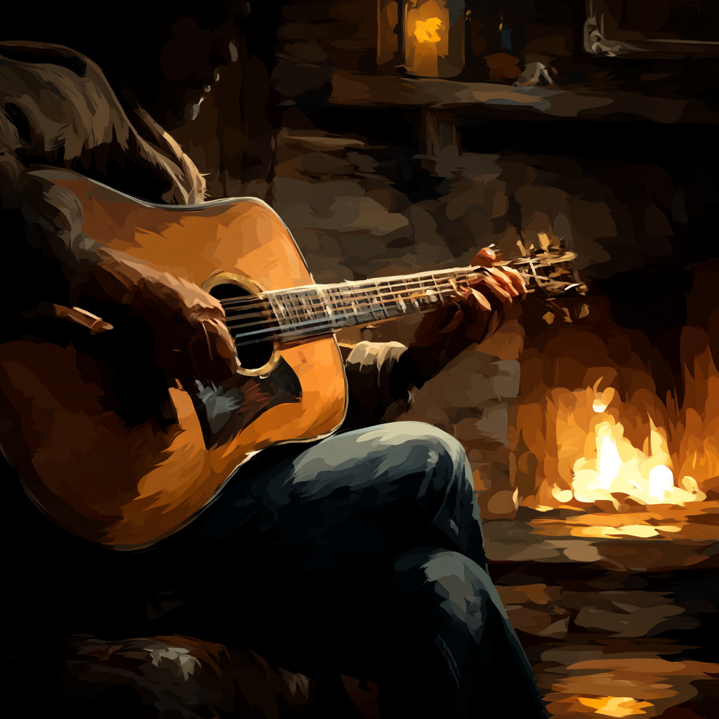 Music By The Fire Paint By Number