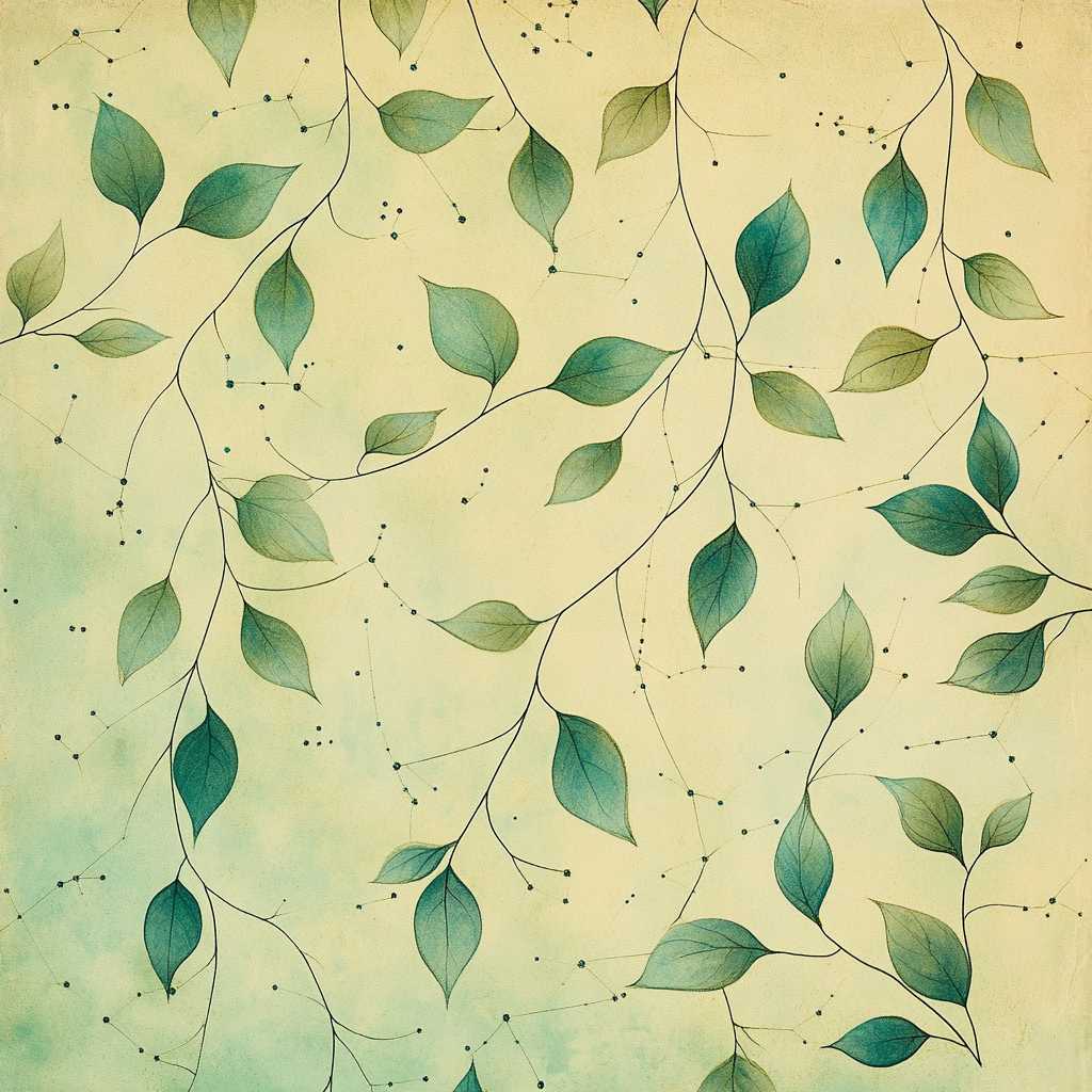 Max Ernst Inspired Verdant Constellation Painting by numbers kit