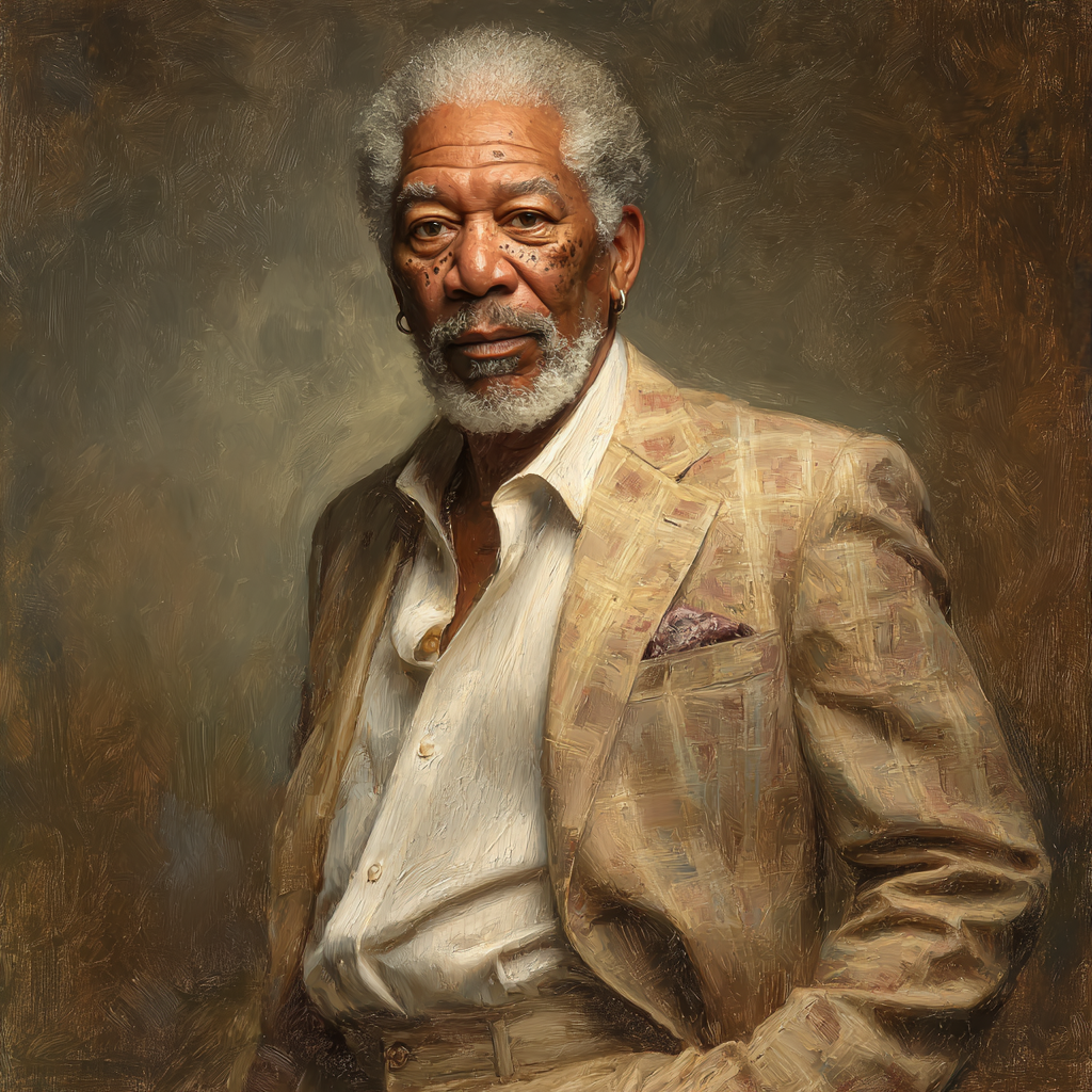 Morgan Freeman: The Atlas Of Measured Stories DIY paint by numbers