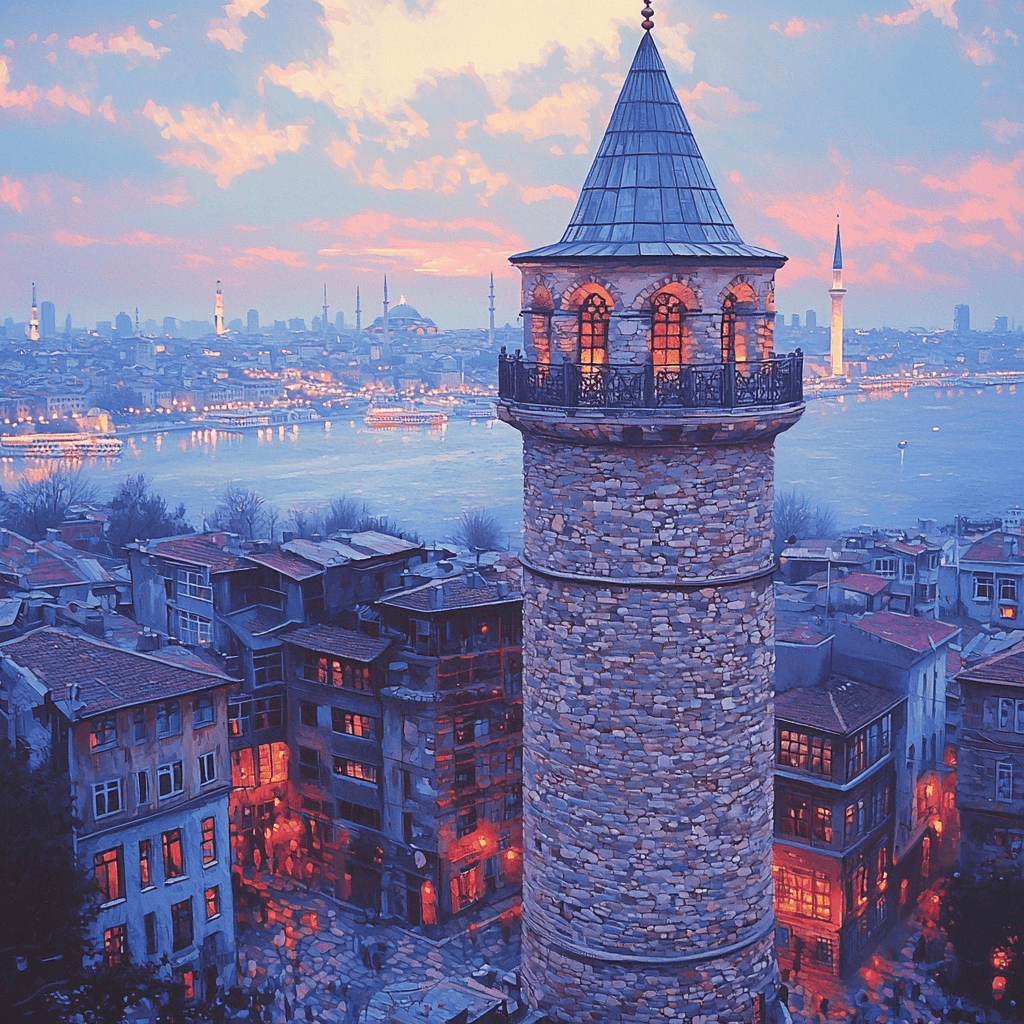 Galata Tower - Istanbul Paint By Number