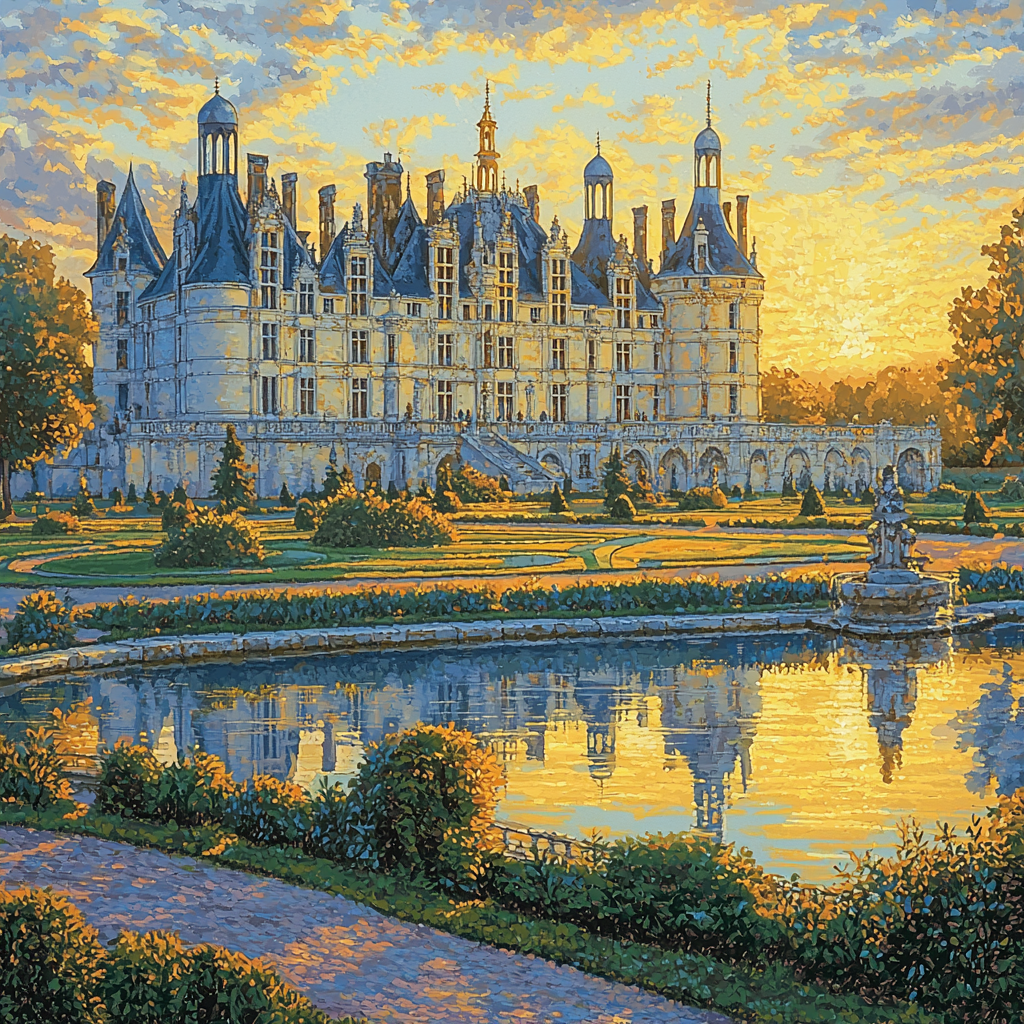 Chateau De Chambord - France DIY Paint By Numbers