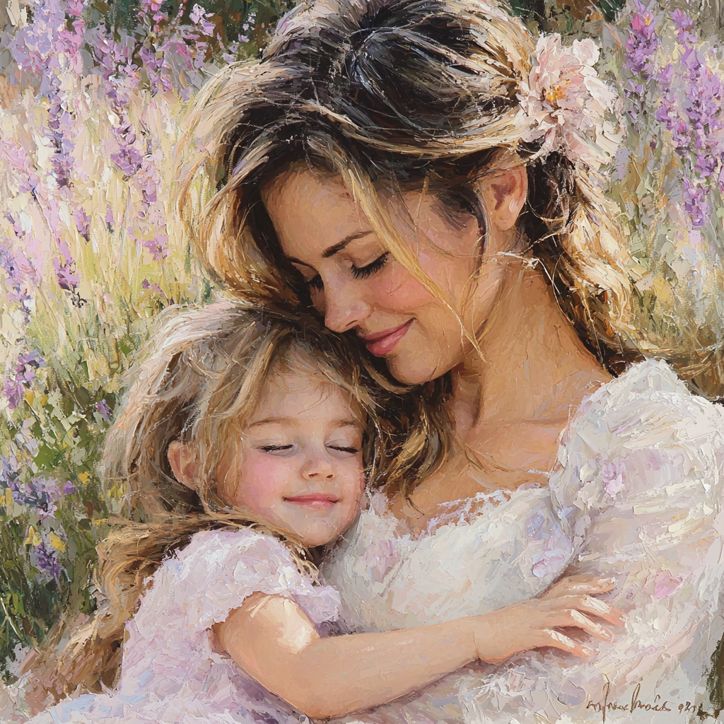 Tender Embrace Paint By Number