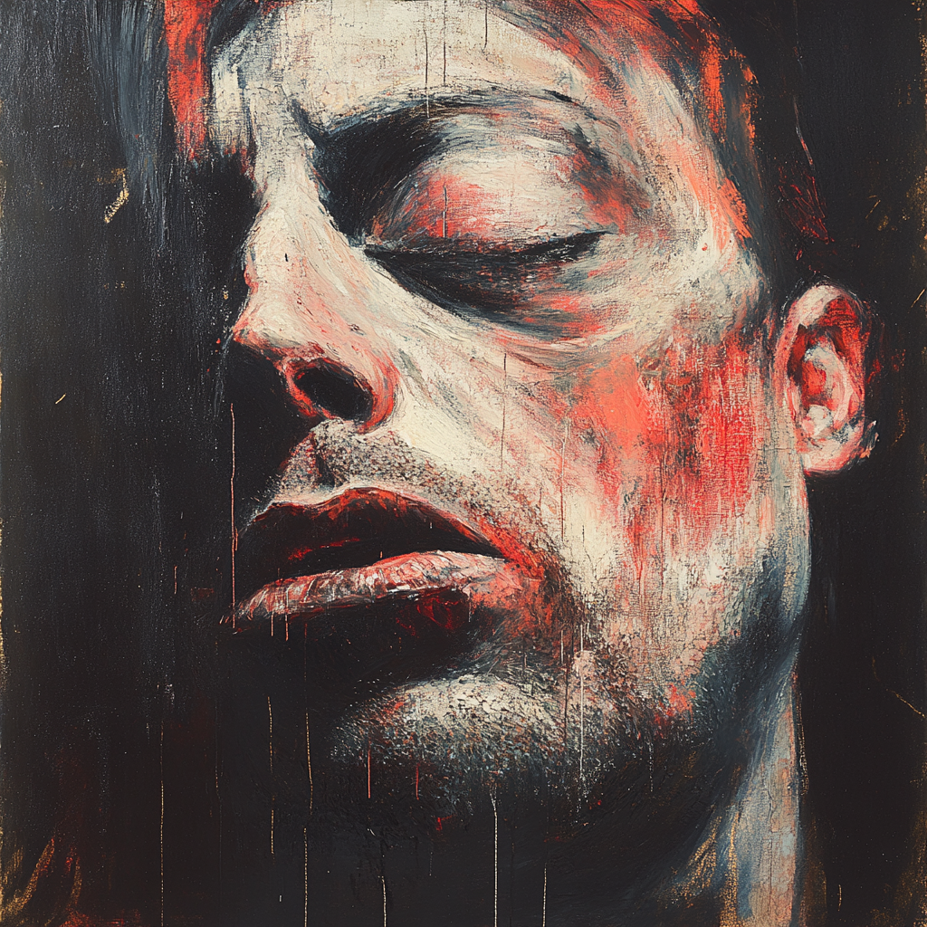 Francis Bacon Inspired Emotional Portrait painting number kit