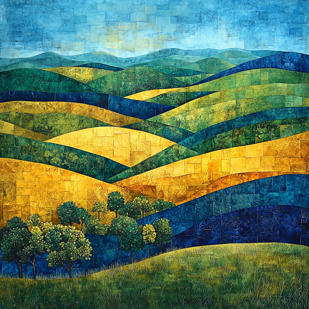 Michelangelo Inspired Vibrant Landscapes Paint By Numbers