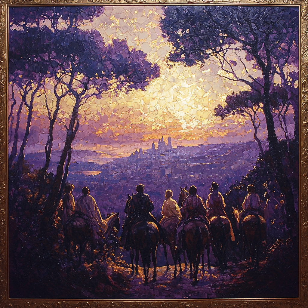 Caravaggio Inspired Aura Of Twilight Painting Number Kit