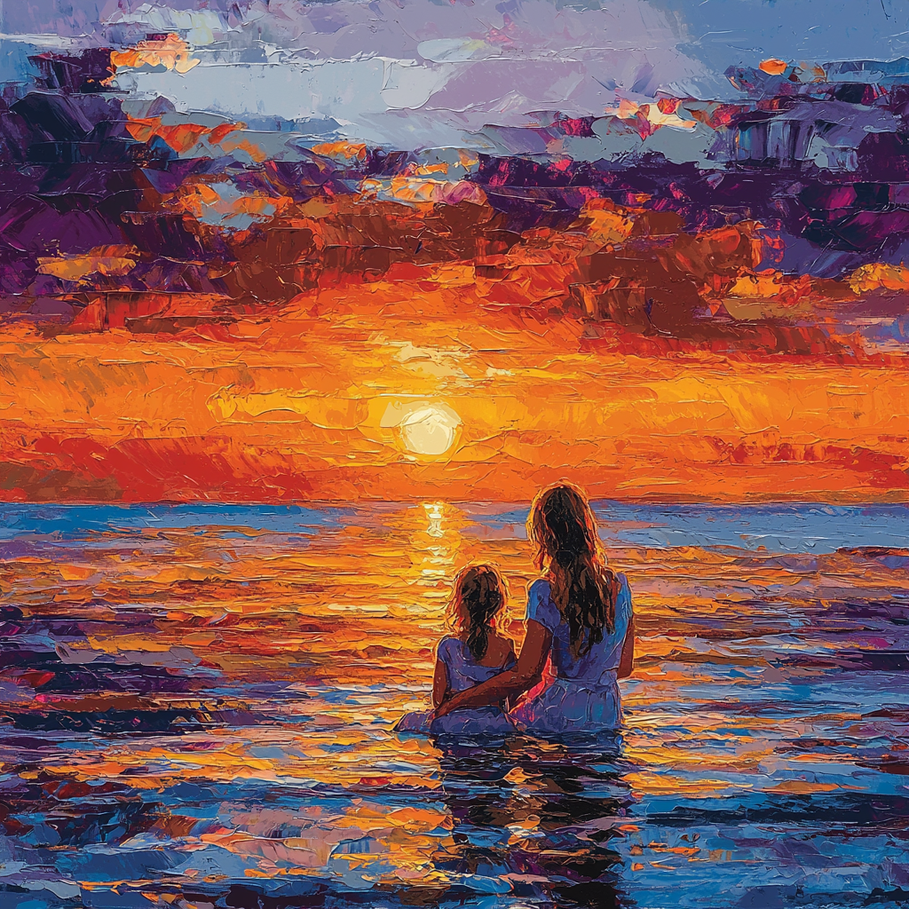 Sunset Memories Number Painting