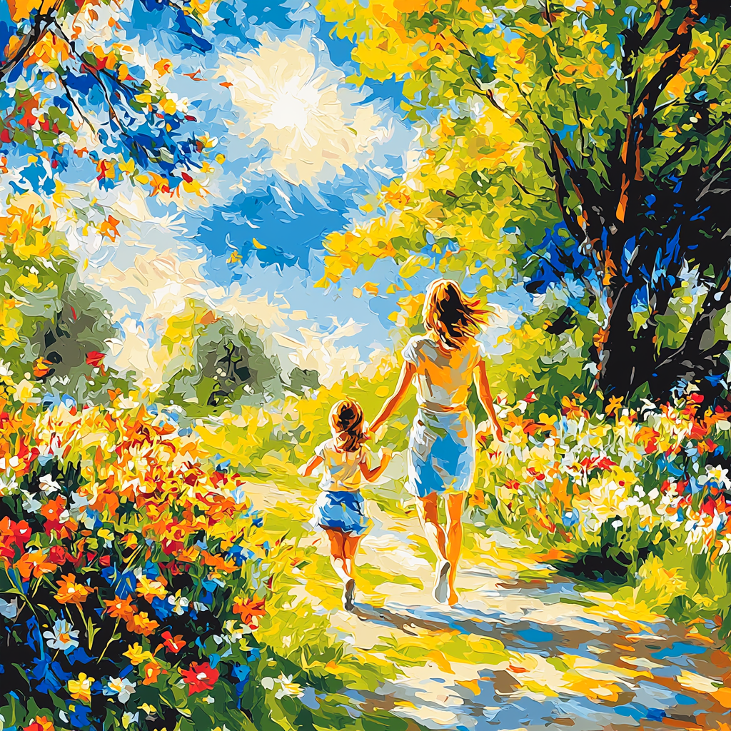 Laughter In The Sunlight DIY Paint By Numbers