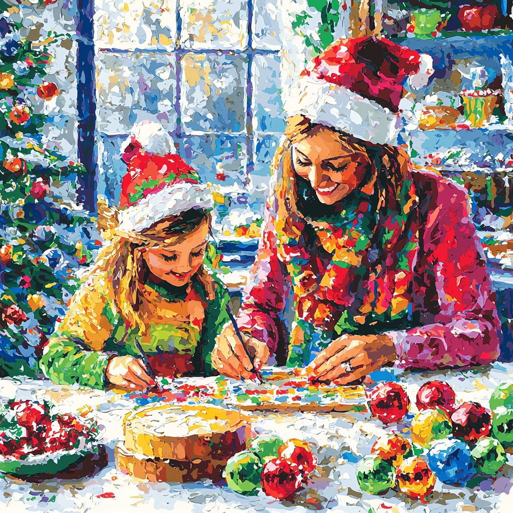 Treasured Family Traditions Number Painting