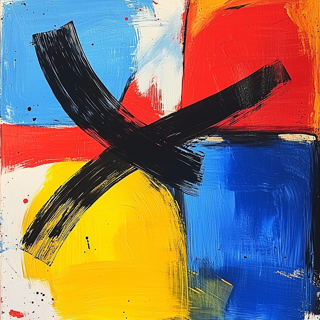 Joan Miró Inspired Imagination's Palette Painting By Numbers Kit