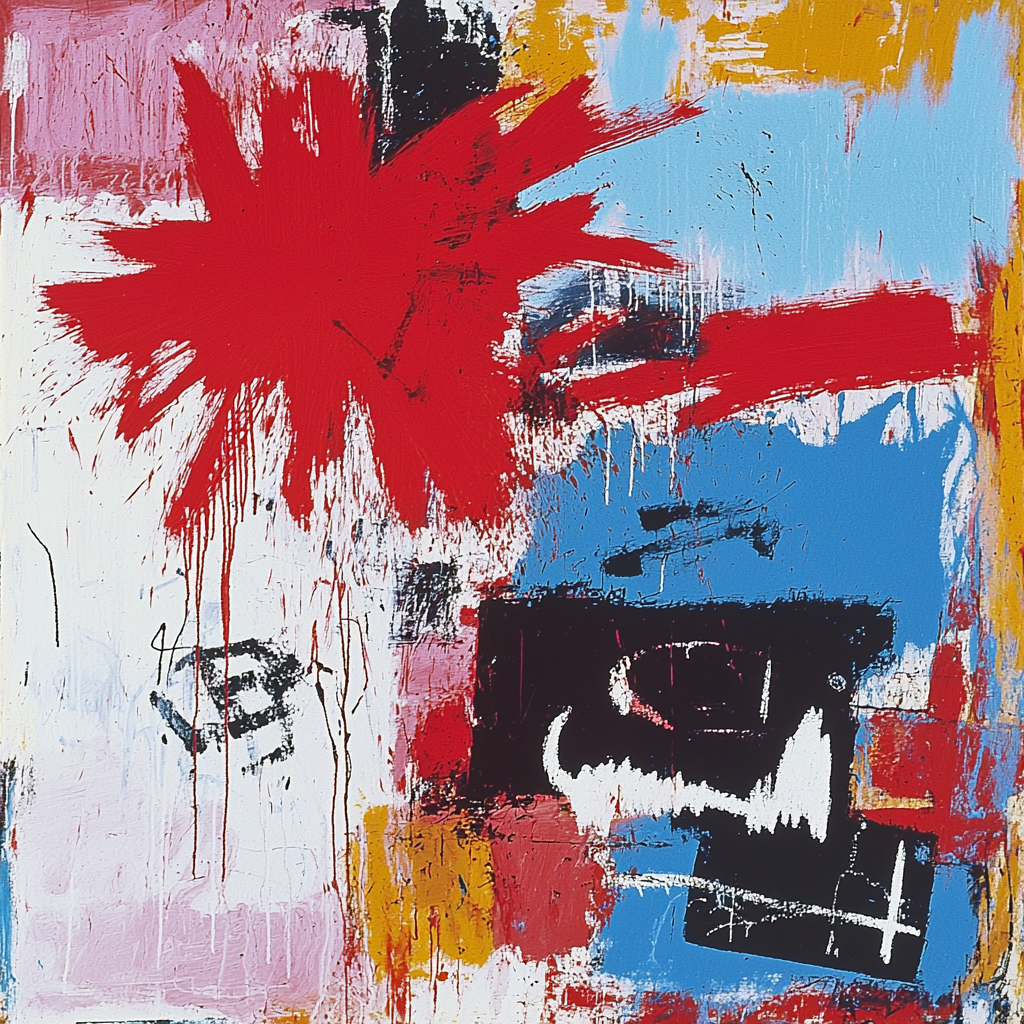 Jean-Michel Basquiat Inspired Inner Battles Paint By Numbers Kits