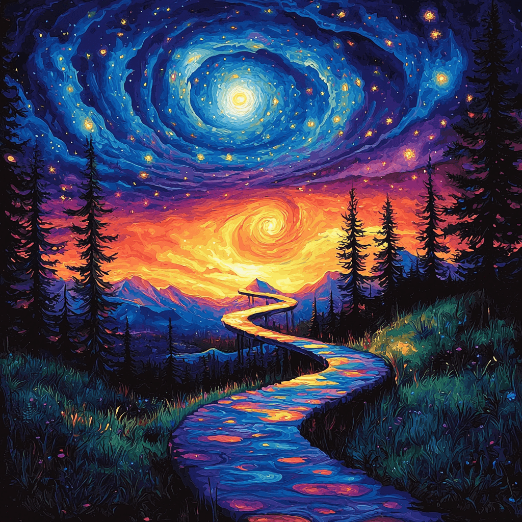 Salvador Dali Inspired Dali's Infinite Illusions Numbered Painting Kits