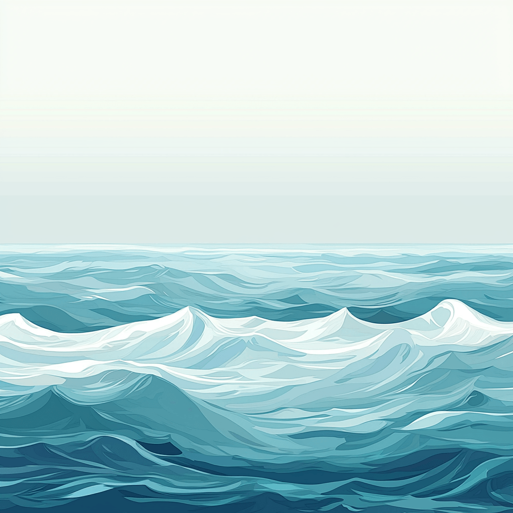 Leonardo Da Vinci Inspired Infinite Ocean Waves DIY Paint By Numbers