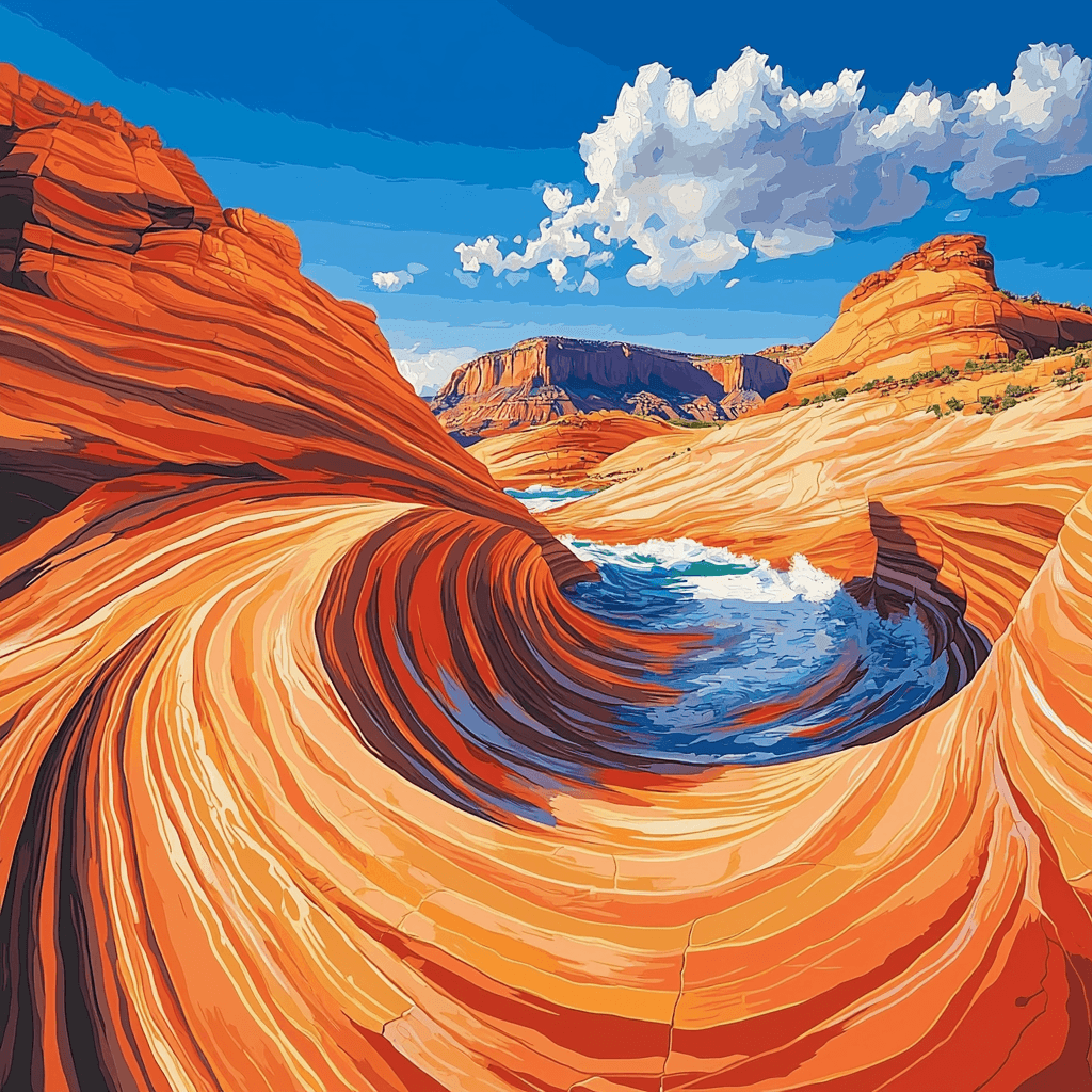The Wave Paint By Number