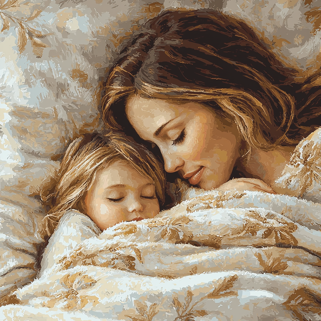 Mommy's Cozy Blanket Number Painting