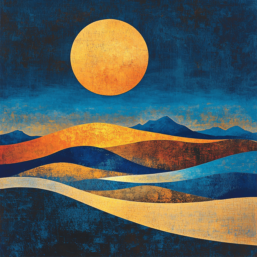 Max Ernst Inspired The Subconscious Tides DIY Paint By Numbers