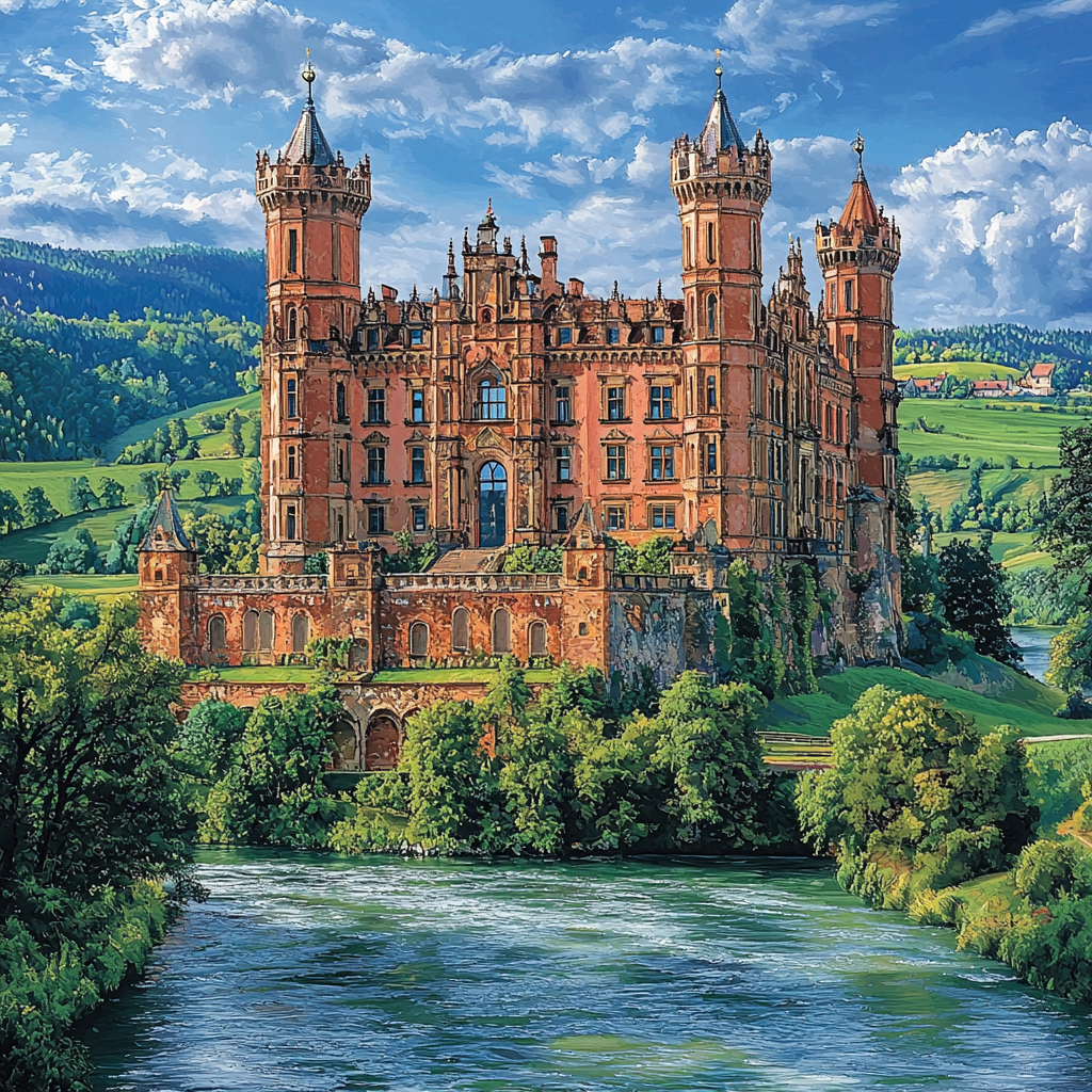 Heidelberg Castle - Germany DIY Paint By Numbers