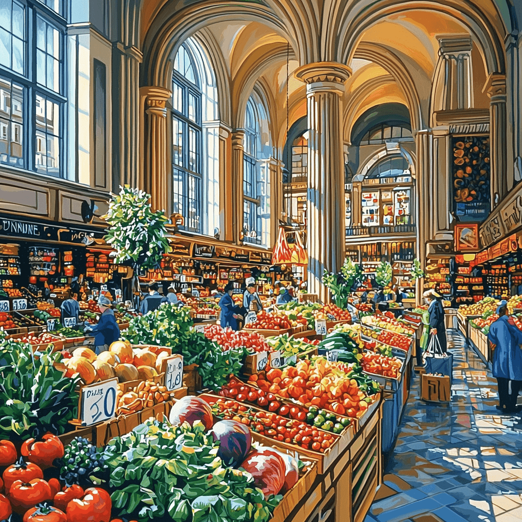 Rijeka City Market Paint By Color
