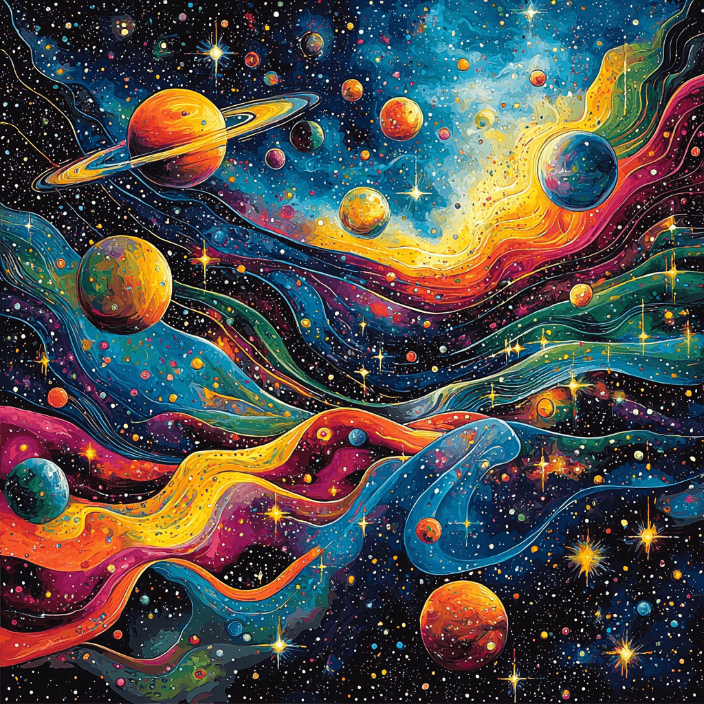 Salvador Dalí Inspired Solar Voyage Paint By Numbers