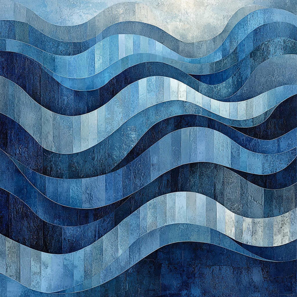 Michelangelo Inspired Whispering Tides Number Painting