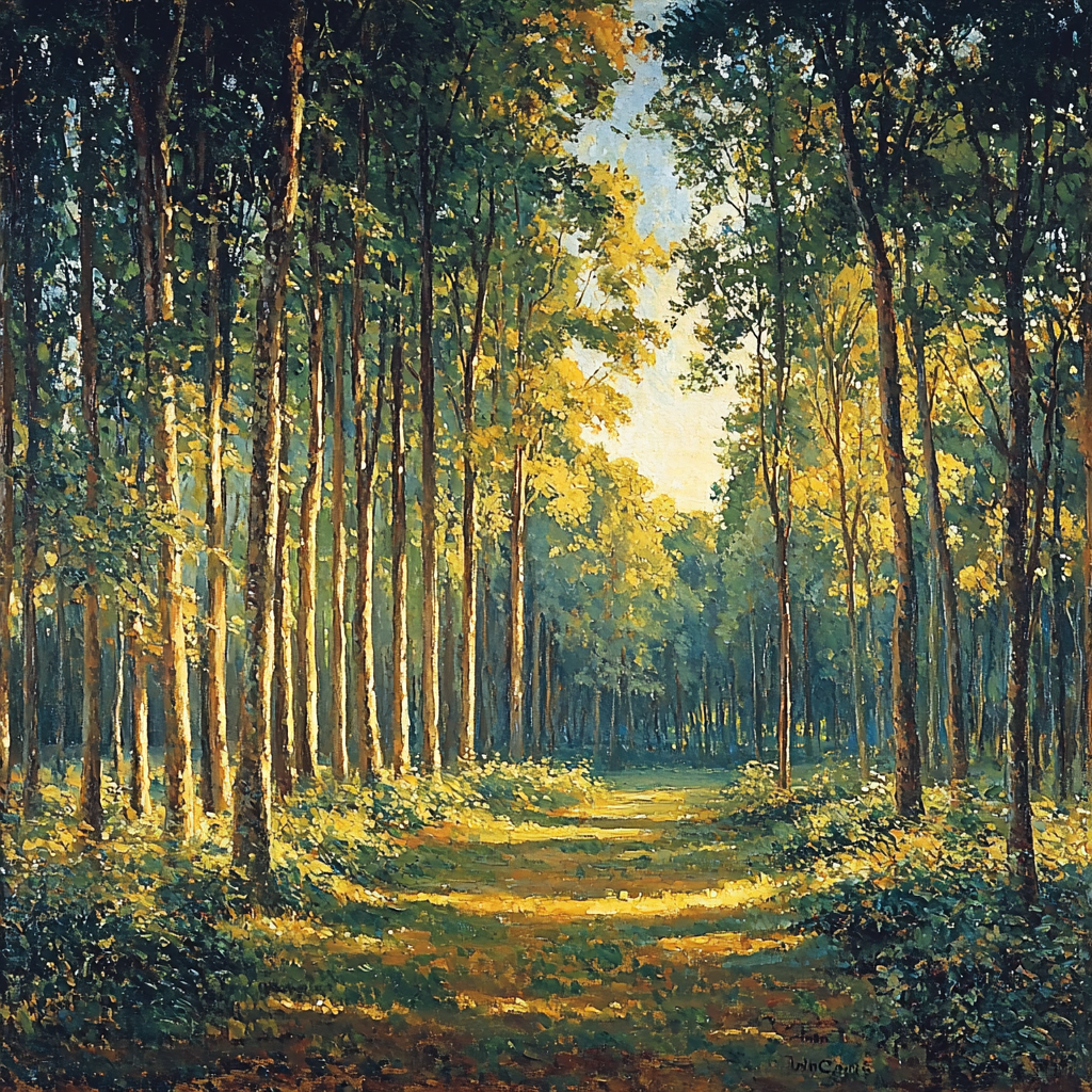 John Constable Inspired Forest Awakening Numbered Painting Kits