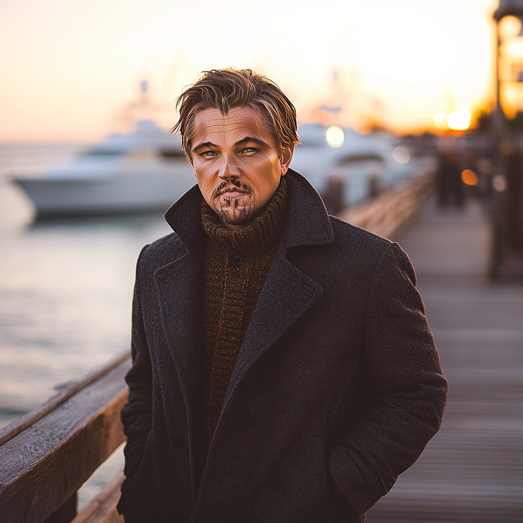 Leonardo DiCaprio The Quiet Voyager paint by number