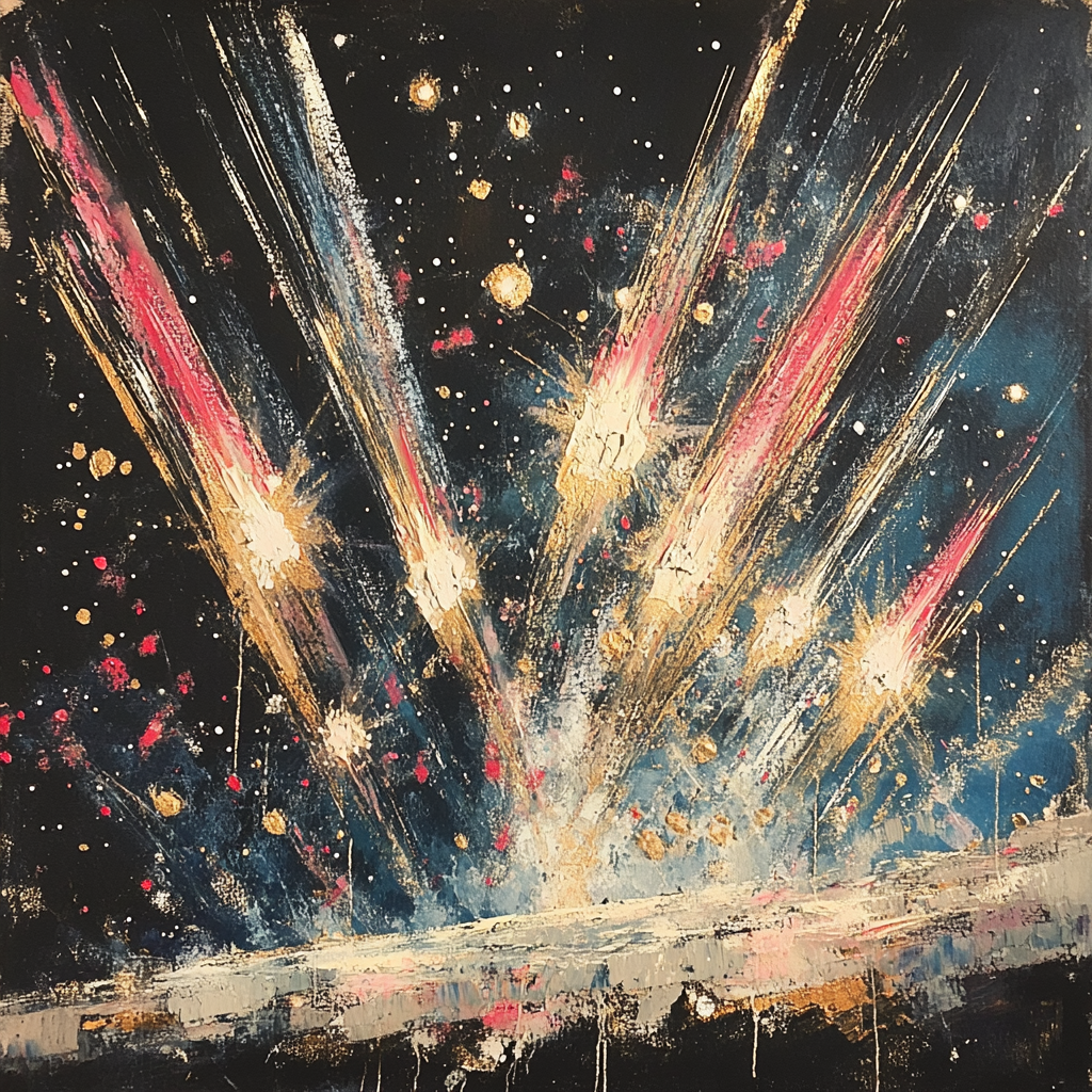 Edgar Degas Inspired Meteor Dance painting number kit