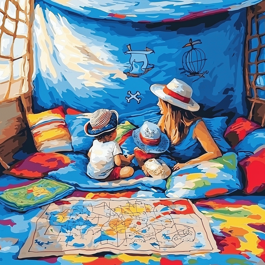 Childhood Adventures Numbered Painting Kits