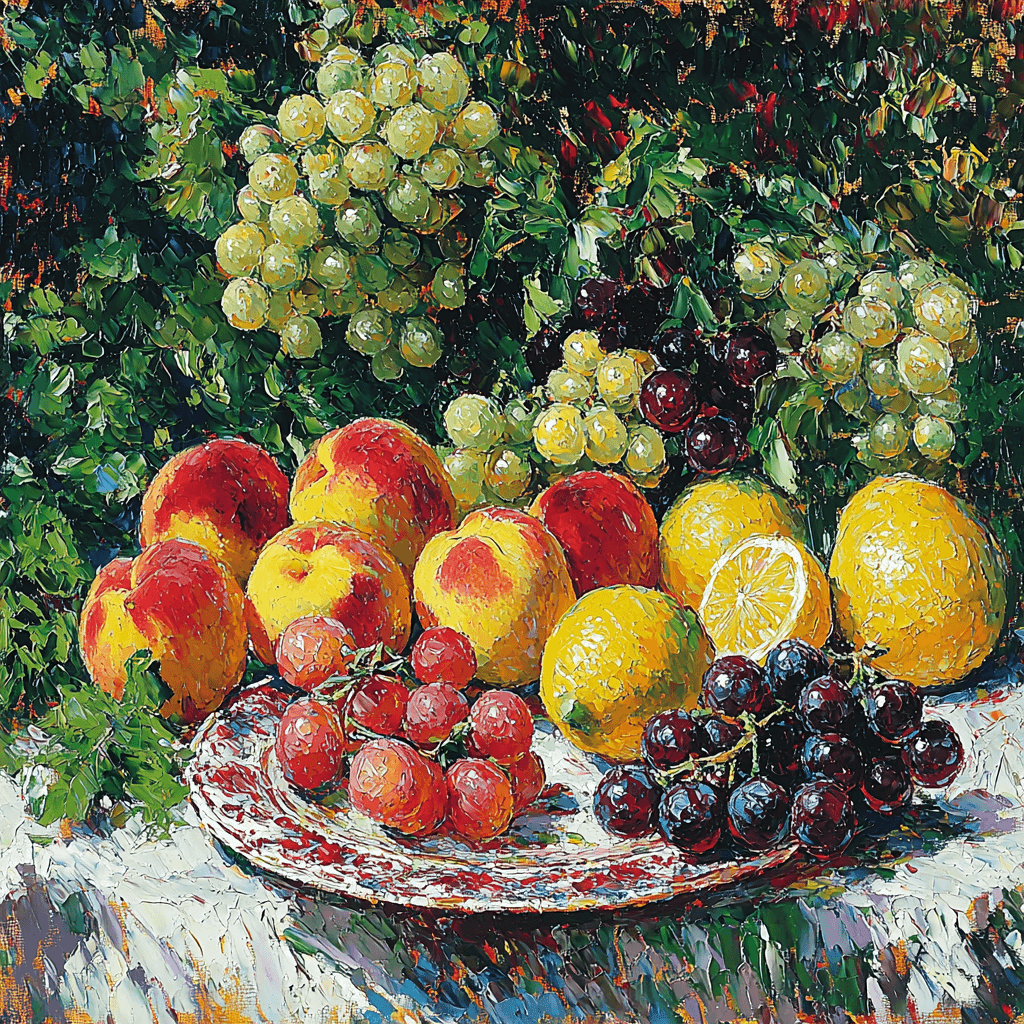 Paul Cézanne Inspired Summer Fruits DIY Paint By Numbers
