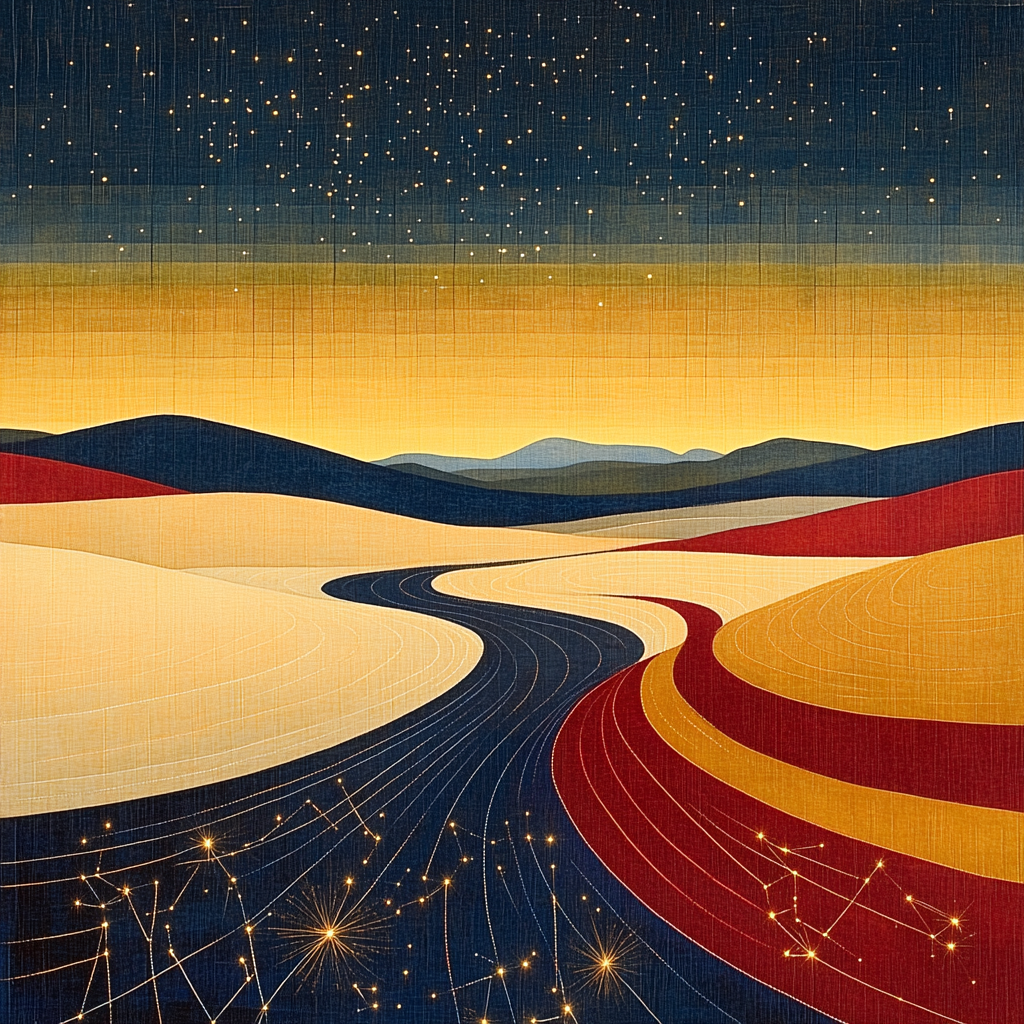 Paul Klee Inspired Celestial Cartography DIY paint by numbers