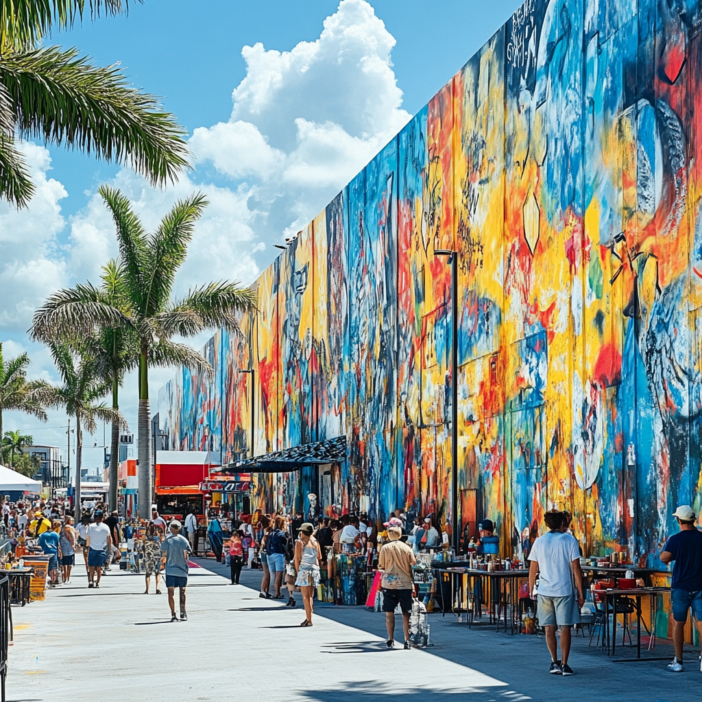 Vibrant Street Art Of Wynwood Walls – Miami, United States DIY paint by numbers
