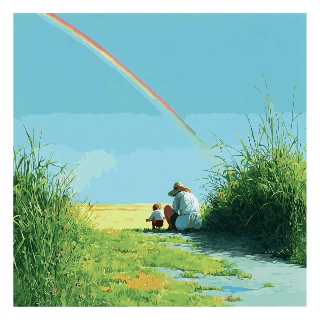 The Maternal Rainbow Number Painting