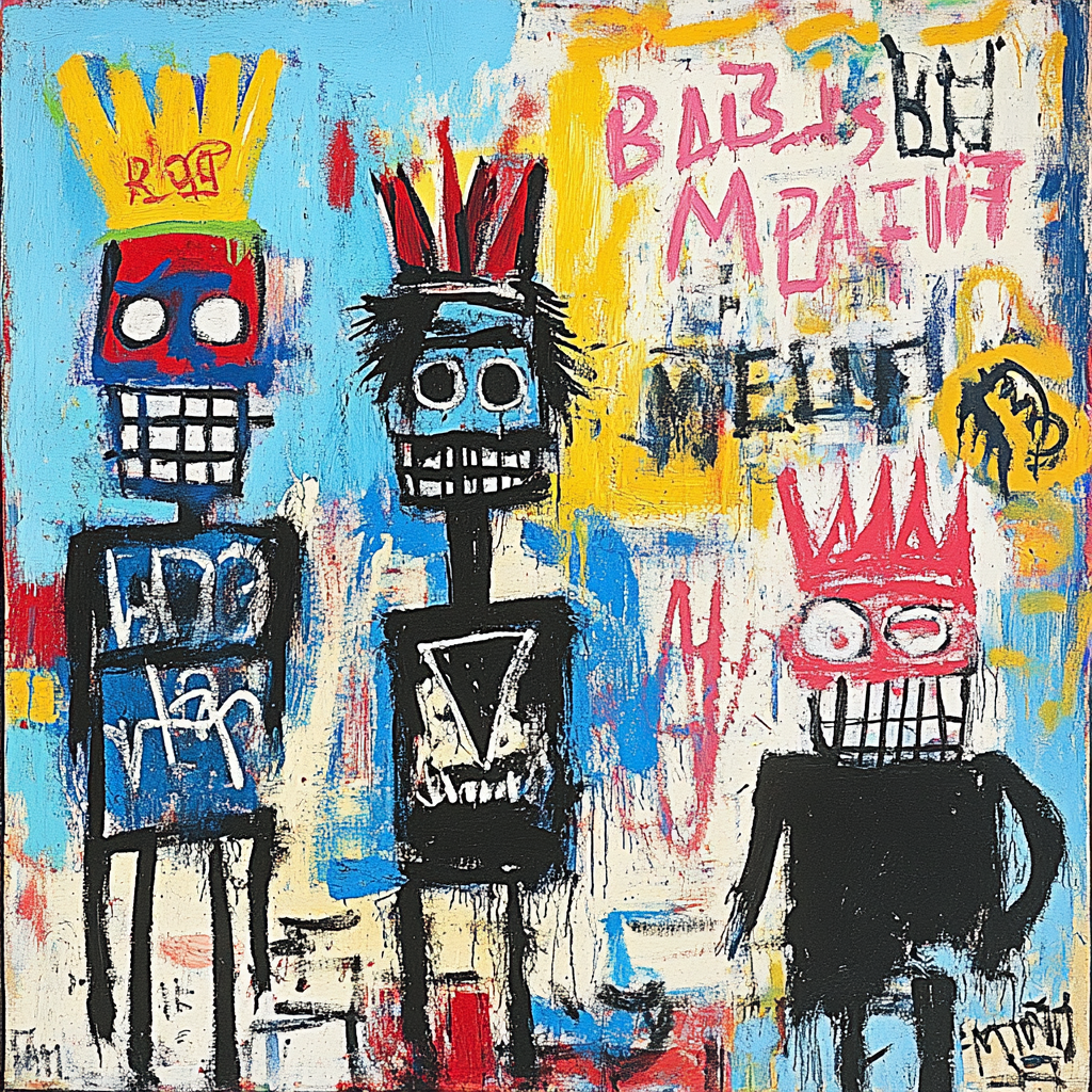 Jean-Michel Basquiat Inspired Urban Festival DIY paint by numbers