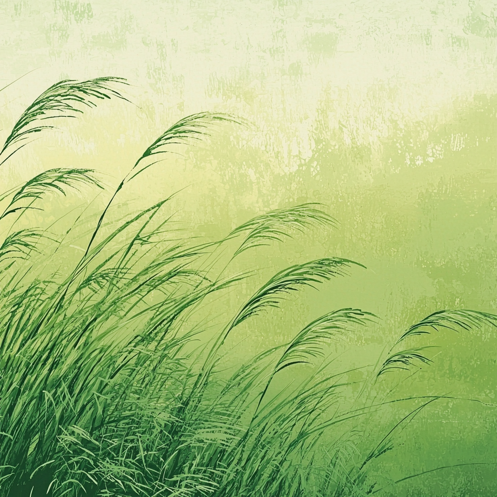 Utagawa Hiroshige Inspired Windswept Grasses Of Summer Paint By Numbers