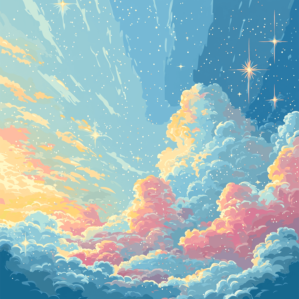 Michelangelo Inspired Celestial Tranquility Paint By Numbers