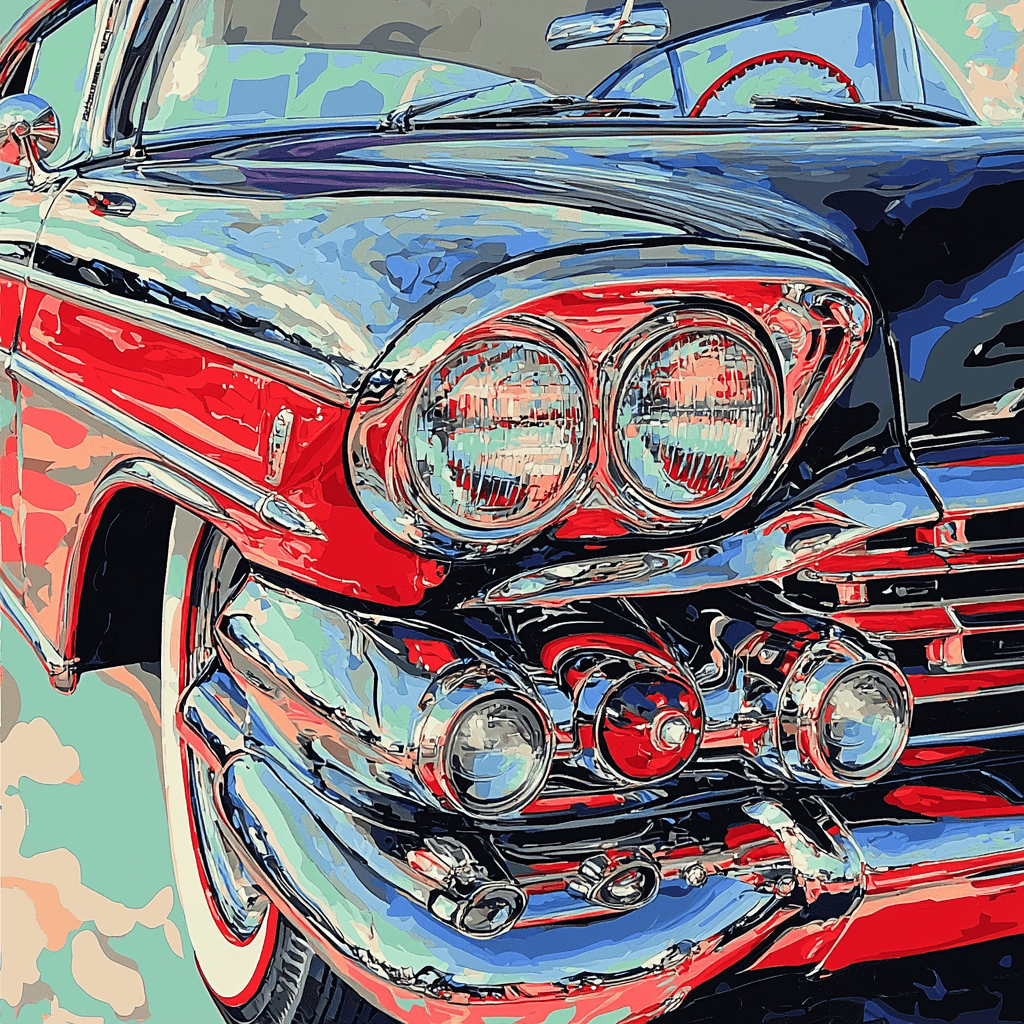 Norman Rockwell Inspired Vintage Voyager Number Painting