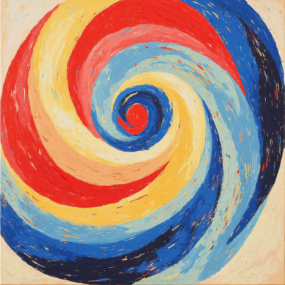 Joan Miró Inspired Vibrant Whirlwinds Paint By Numbers