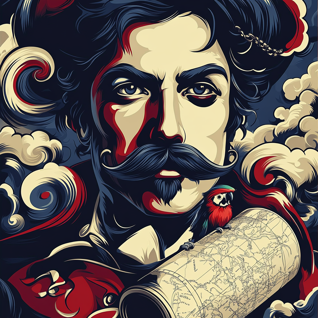 Captain Hook Stormy Plan Paint by numbers kits