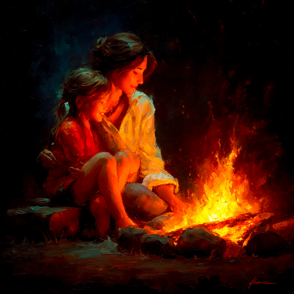 Cozy By The Fire Paint By Numbers