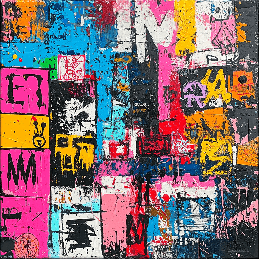 Jean-Michel Basquiat Inspired Street Culture Mosaic Paint By Numbers