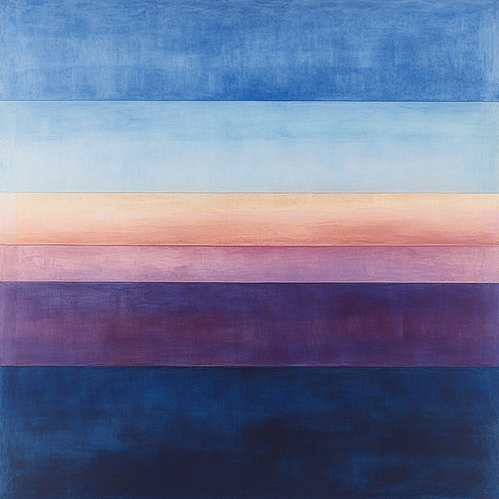 Rothko Inspired Twilight Window Numbered painting kits
