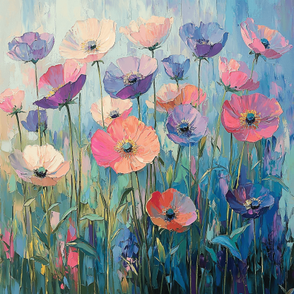 Claude Monet Inspired Dreamlike Petals DIY Paint By Numbers