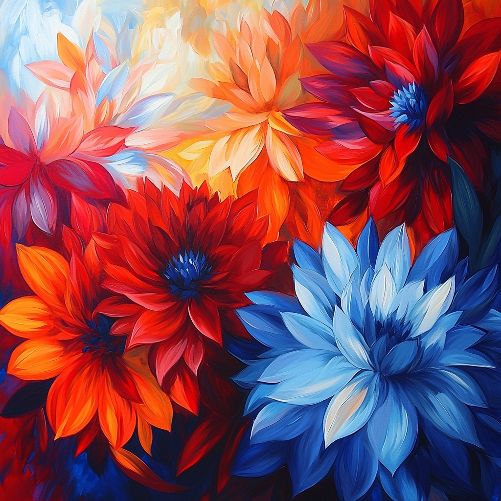 Frida Kahlo Inspired Embered Dreams Number Painting