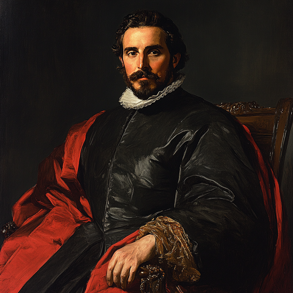 Diego Velázquez Inspired Royal Portrait Paint by numbers art