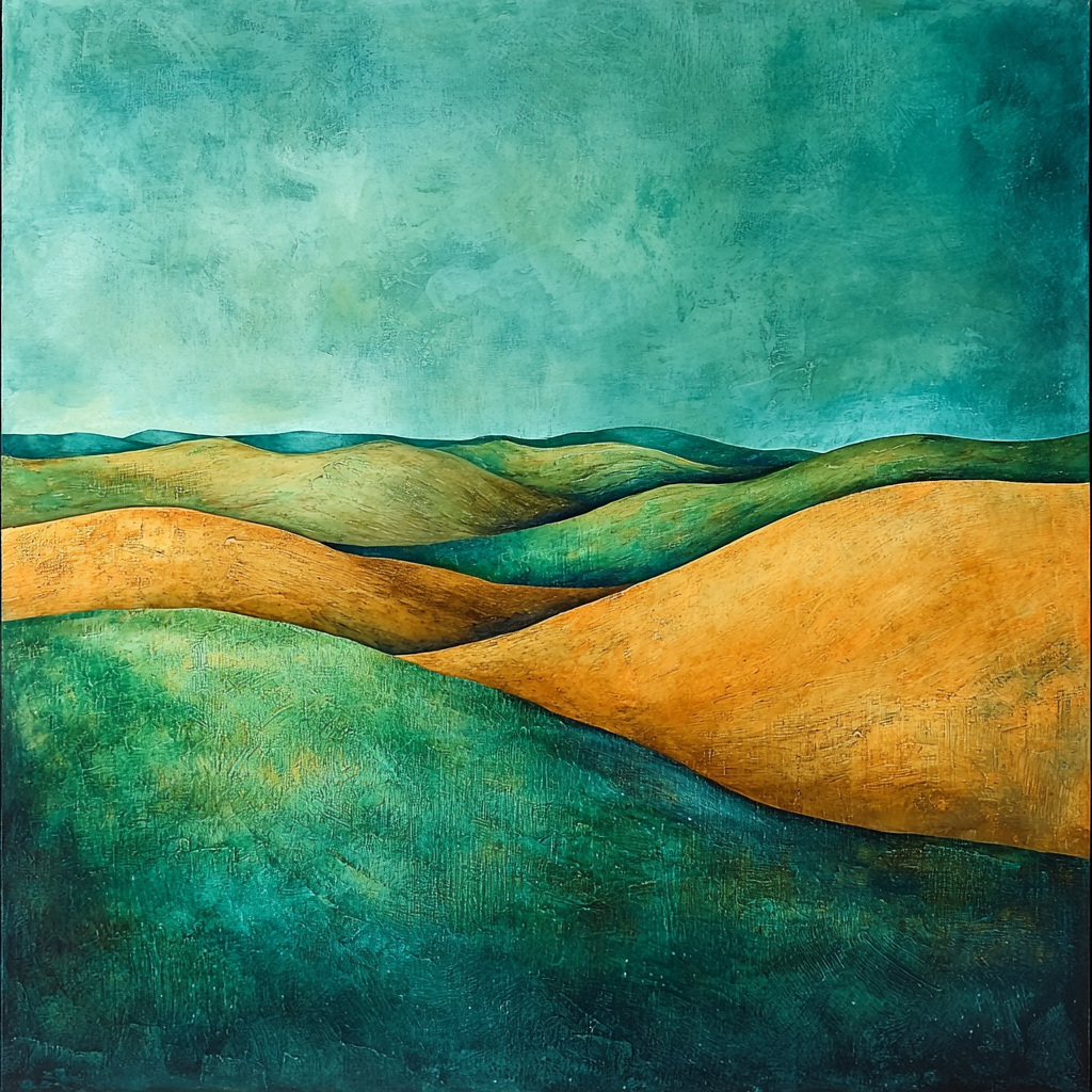 Paul Cézanne Inspired Transcendent Terrain Numbered Painting Kits