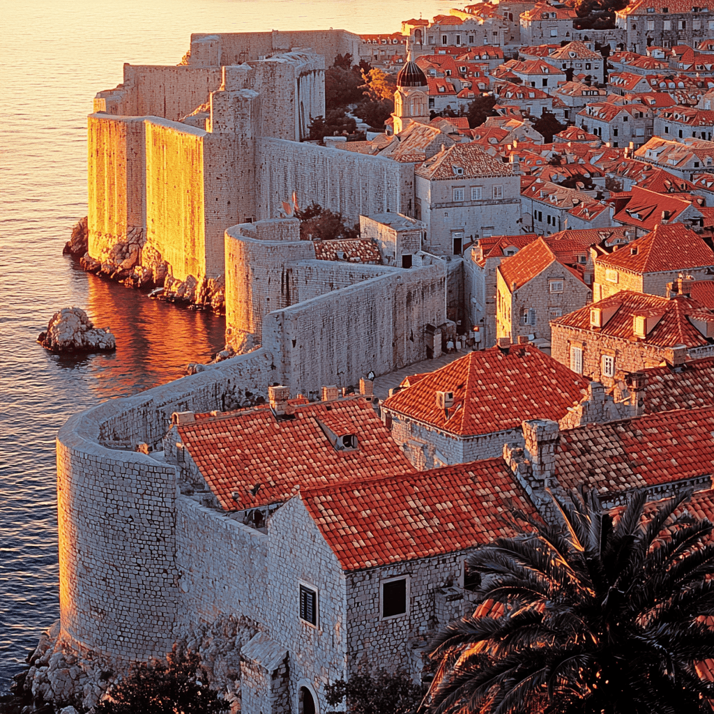 Dubrovnik City Walls - Dubrovnik Paint By Color