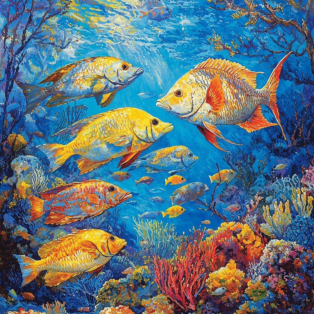 Winslow Homer Inspired Under The Waves Numbered Painting Kits