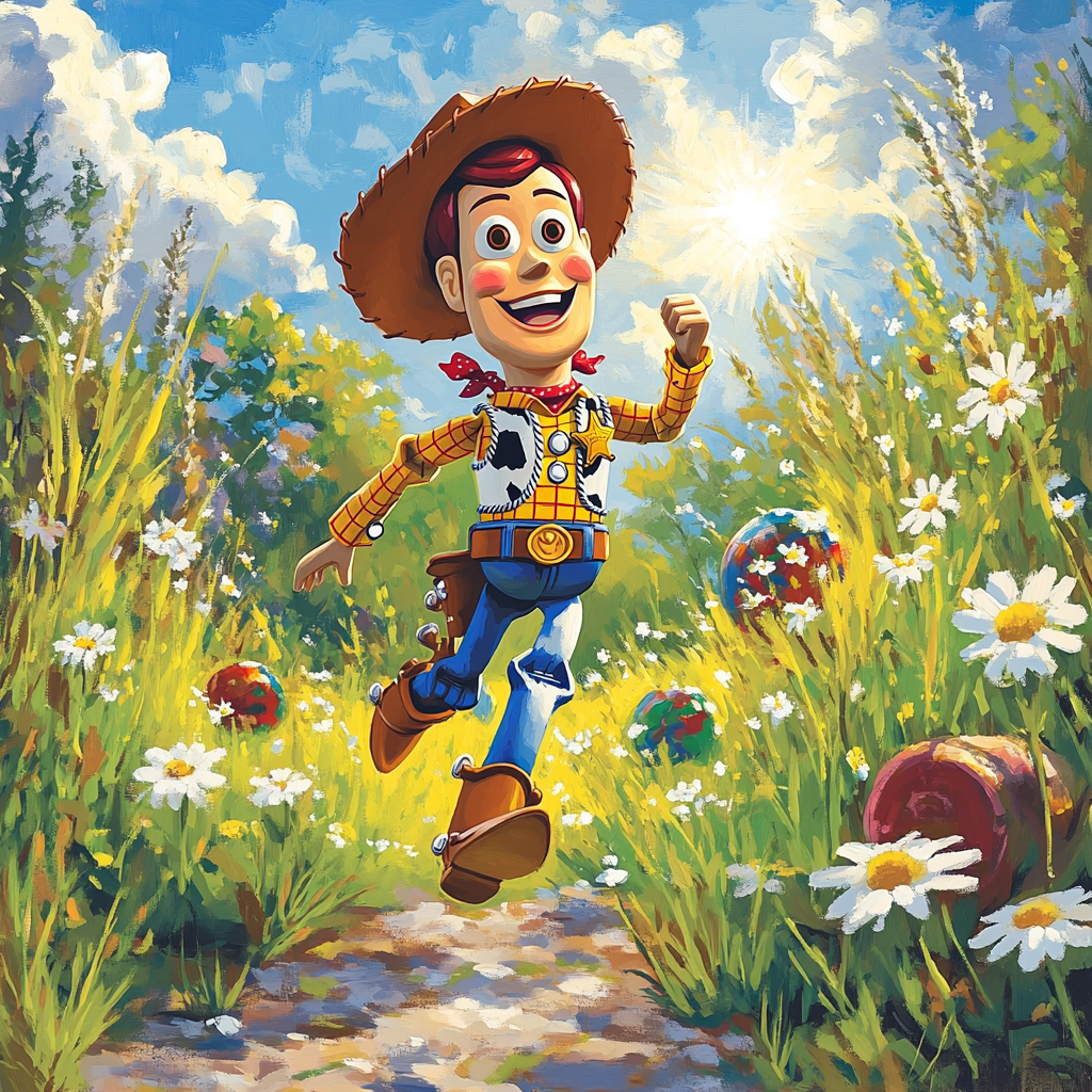 Woody Backyard Adventure Painting by numbers kit