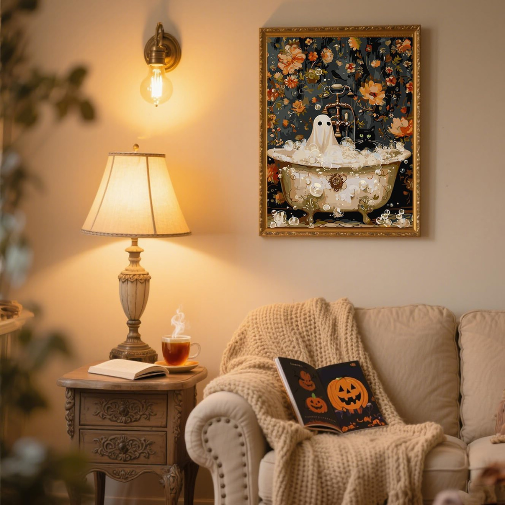 Halloween Cat Paint by Numbers Kit