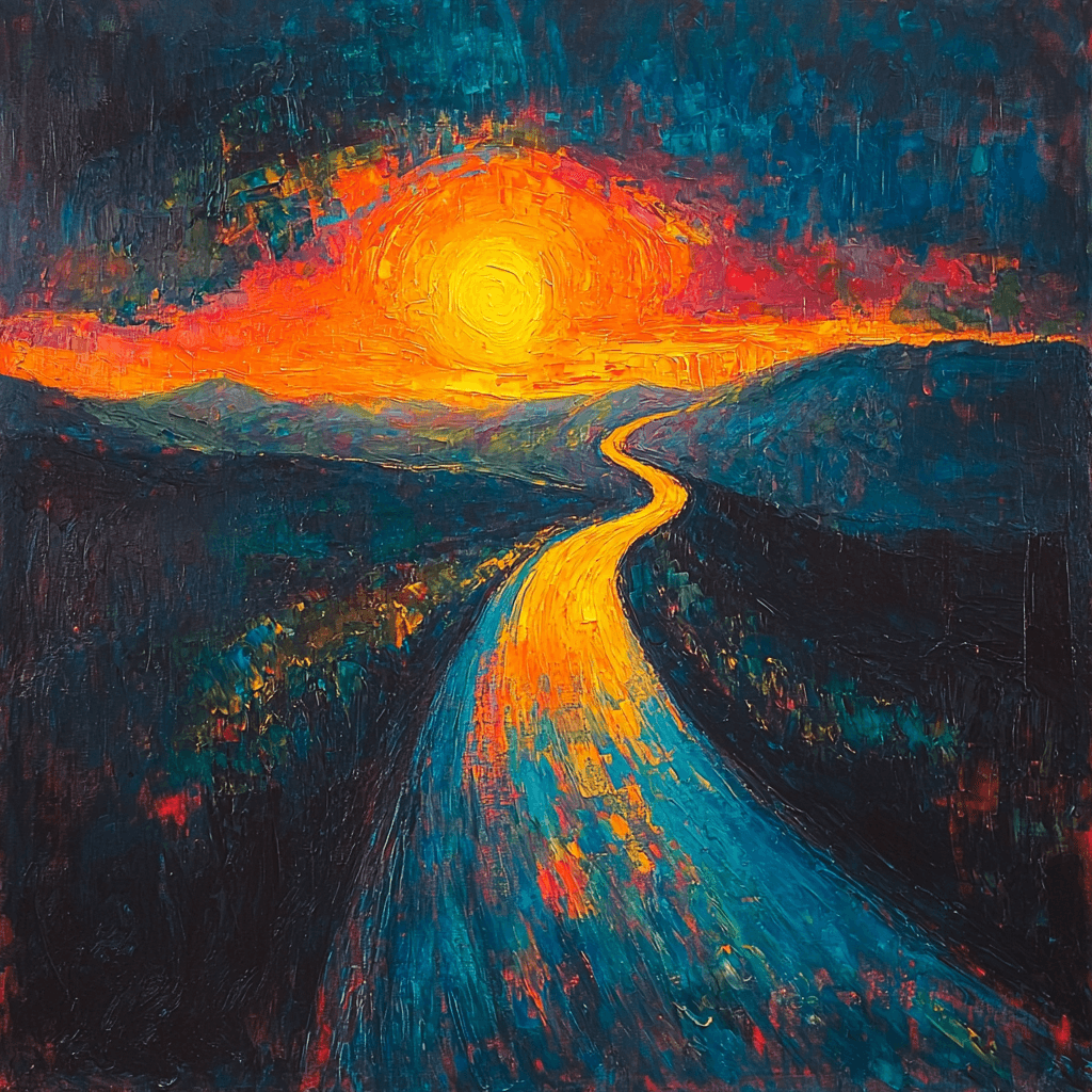 Munch Inspired Daring Dreams Paint By Color